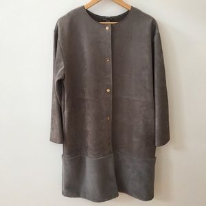 Zara suede jacket size Large